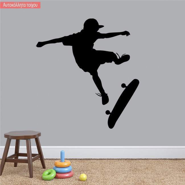 Αυτοκόλλητο τοίχου Skater