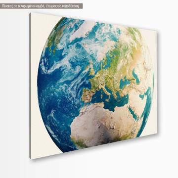 Canvas print Planet Earth 3 globes 2