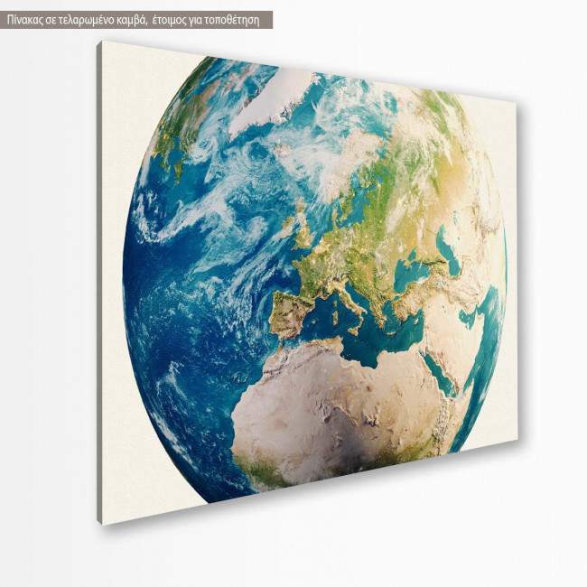 Canvas print Planet Earth 3 globes