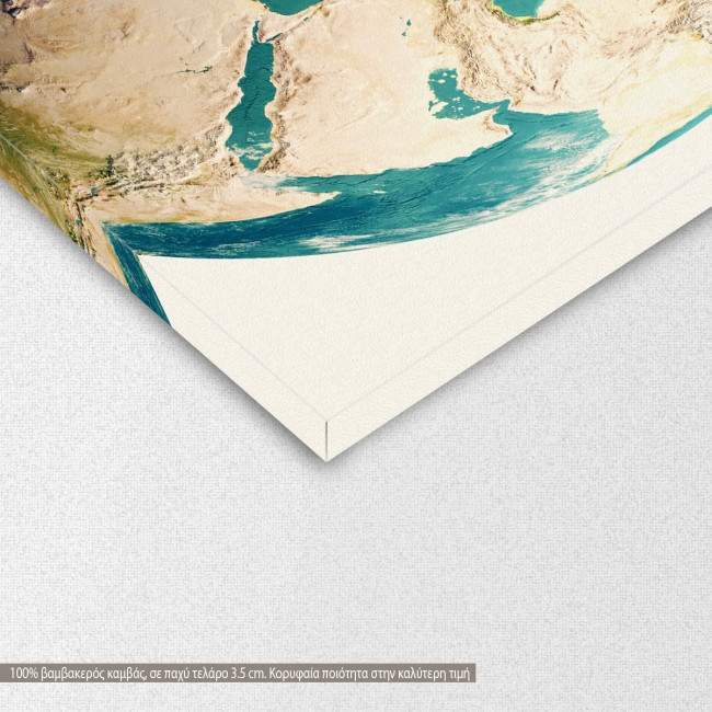 Canvas print Planet Earth 3 globes