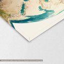 Canvas print Planet Earth 3 globes