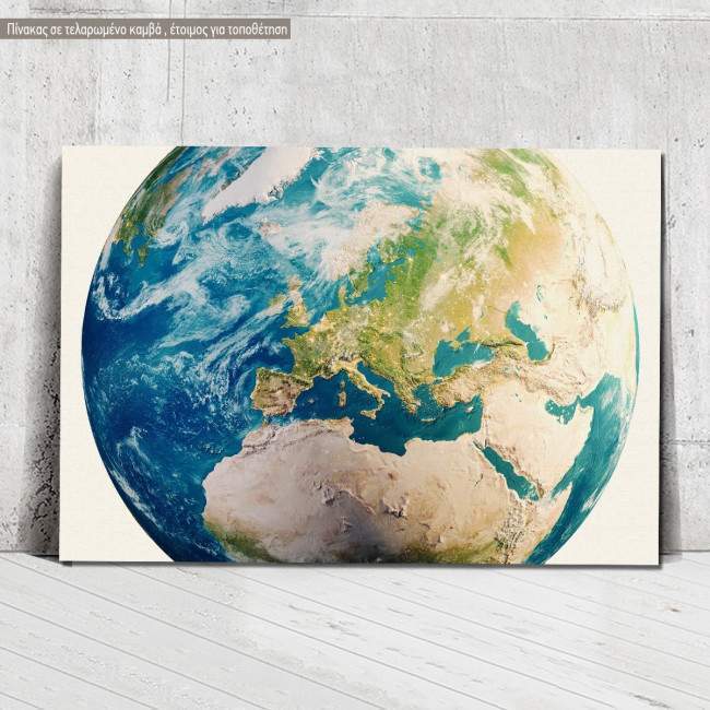 Canvas print Planet Earth 3 globes