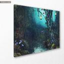 Canvas print Mystery river, side
