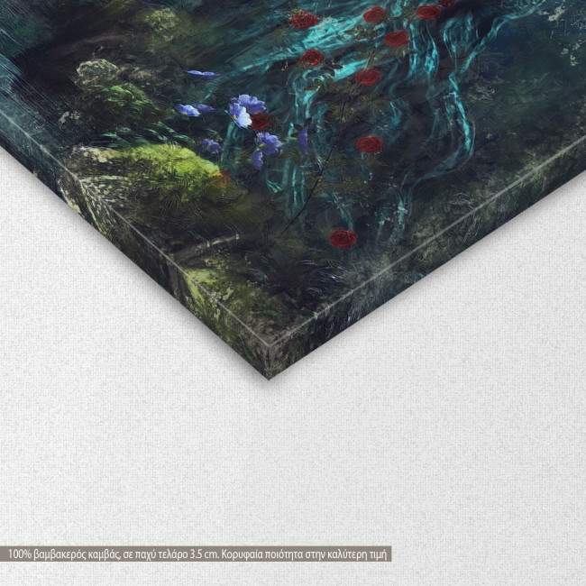 Canvas print Mystery river, detail