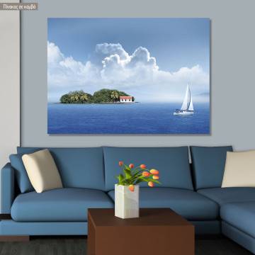 Canvas print, Paradise island