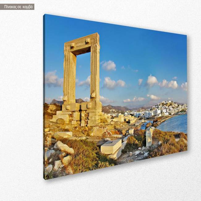 Canvas print Aegean, Naxos I, side