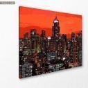 Canvas print View of modern Bangkok, side
