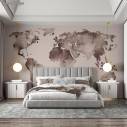 Wallpaper Vintage world map 1814