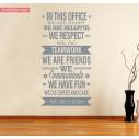 Αυτοκόλλητο τοίχου In this office