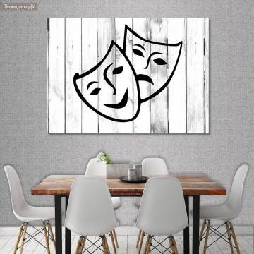 Canvas print  Masks
