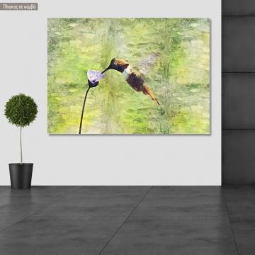 Πίνακας σε καμβά Colibri III