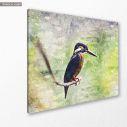Canvas print Colibri IV, side