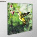 Canvas print Colibri V, side
