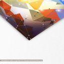 Canvas print Polygonal shapes square, detail