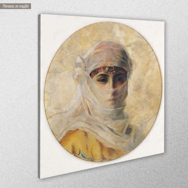 Canvas print  Woman with vale, Rallis, side