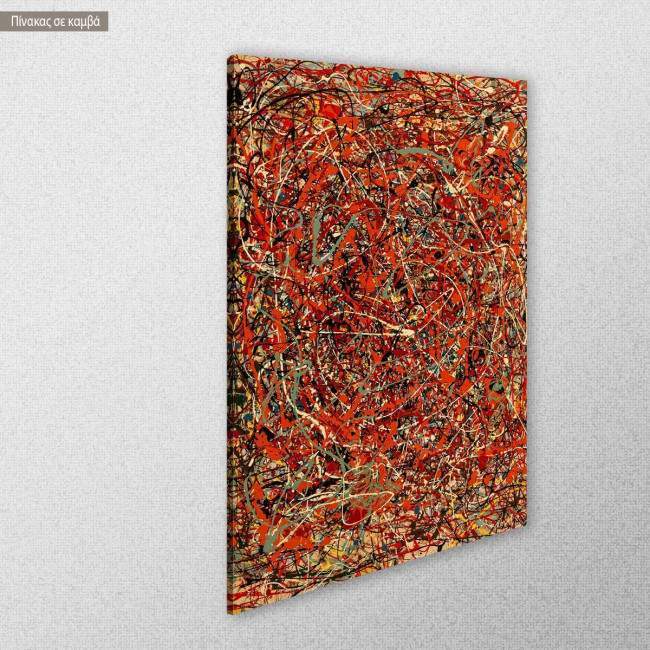 Canvas print Swirl abstract, side