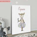 Canvas print Princess Ballerinas Bunny