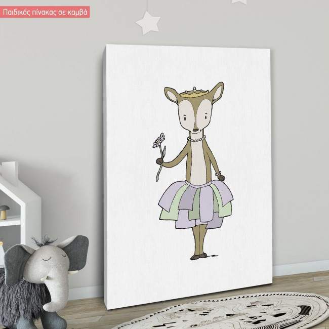 Canvas print Princess Ballerinas Bunny