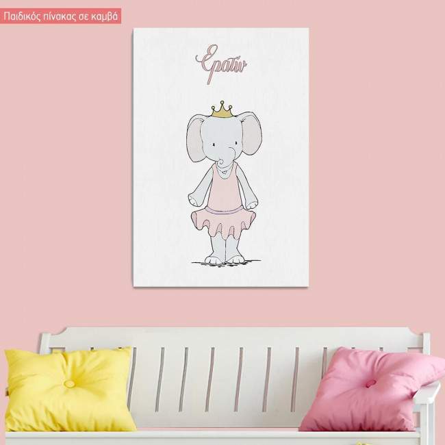Canvas print Princess Ballerina Deer