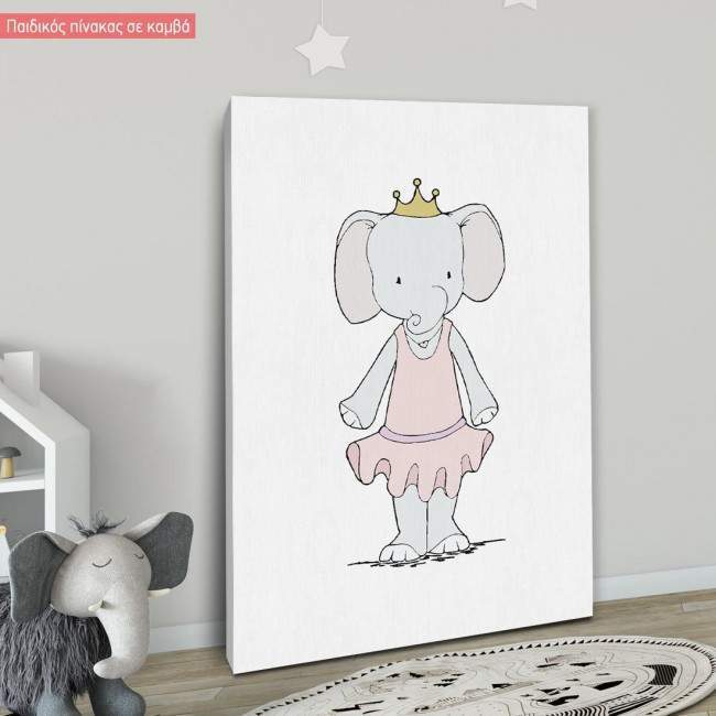 Canvas print Princess Ballerina Deer