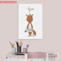 Canvas print Princess Ballerina Fox