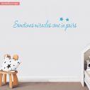 Kids wall stickers Sometimes miracles come in pairs