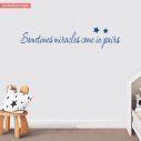 Kids wall stickers Sometimes miracles come in pairs