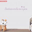 Kids wall stickers Sometimes miracles come in pairs