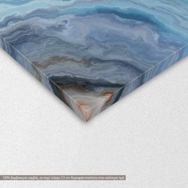 Πίνακας σε καμβά Blue marble texture I, λεπτομέρεια