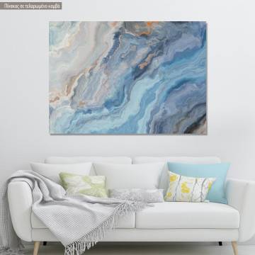 Canvas print Blue marble texture I