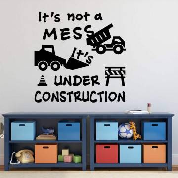 Αυτοκόλλητα τοίχου Under construction 2