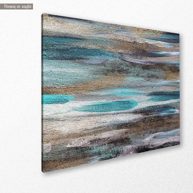 Canvas print  Abstract colorful detail, side