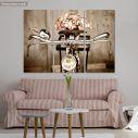 Canvas print Old bicycle,  3 panels