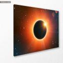 Canvas print Solar eclipse, side