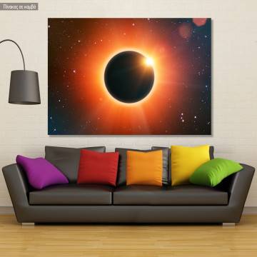 Canvas print Solar eclipse