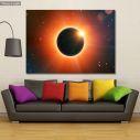 Canvas print Solar eclipse