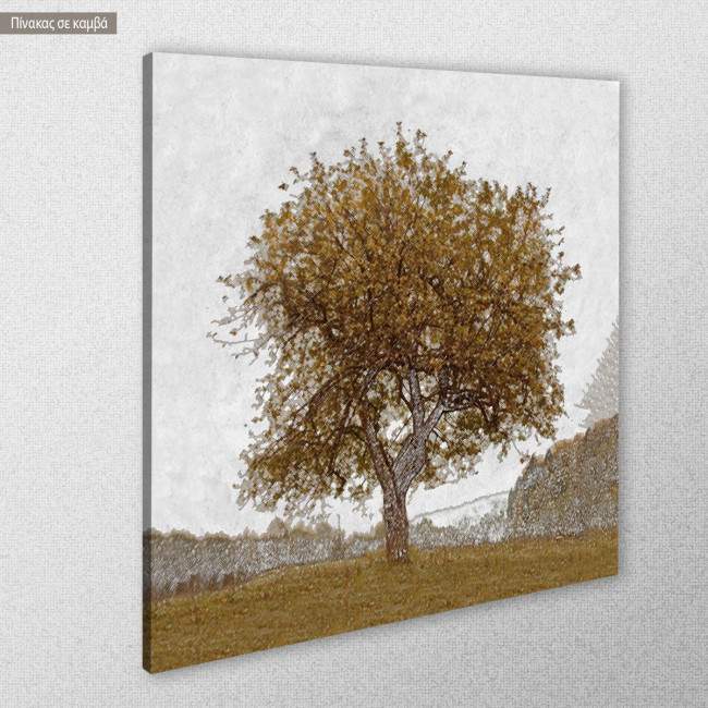 Canvas print Four seasons, four panels, side