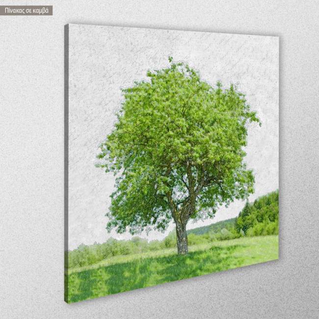 Canvas print Four seasons, four panels, side