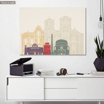 Canvas print Thessaloniki skyline