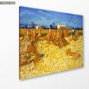 Canvas print  Harvest in Provence, Vincent van Gogh, side