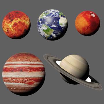Kids wall stickers Planets 2