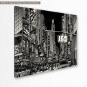 Canvas print New York vector grayscale
