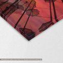 Canvas print Umbrella's of Thessaloniki, two panels, detail