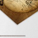 Canvas print Map of the world 1752, detail
