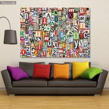 Canvas print Digital collage