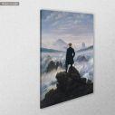 Canvas print The wanderer above the sea of fog, Friedrich Caspar David, side