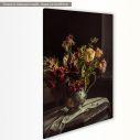 Canvas print Still life with autumn flowers, κοντινό