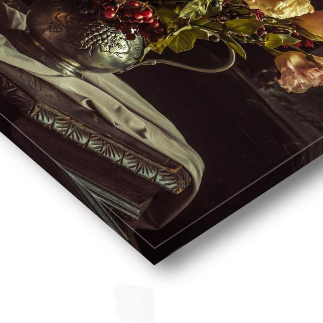 Canvas print Still life with autumn flowers