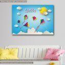 Kids canvas print Kites in the sky
