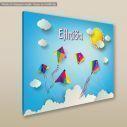 Kids canvas print Kites in the sky